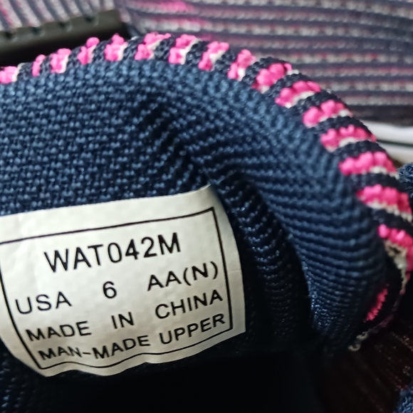 Propét TravelActiv Xpress sneakers pink navy blue NWOT - Picture 3 of 8